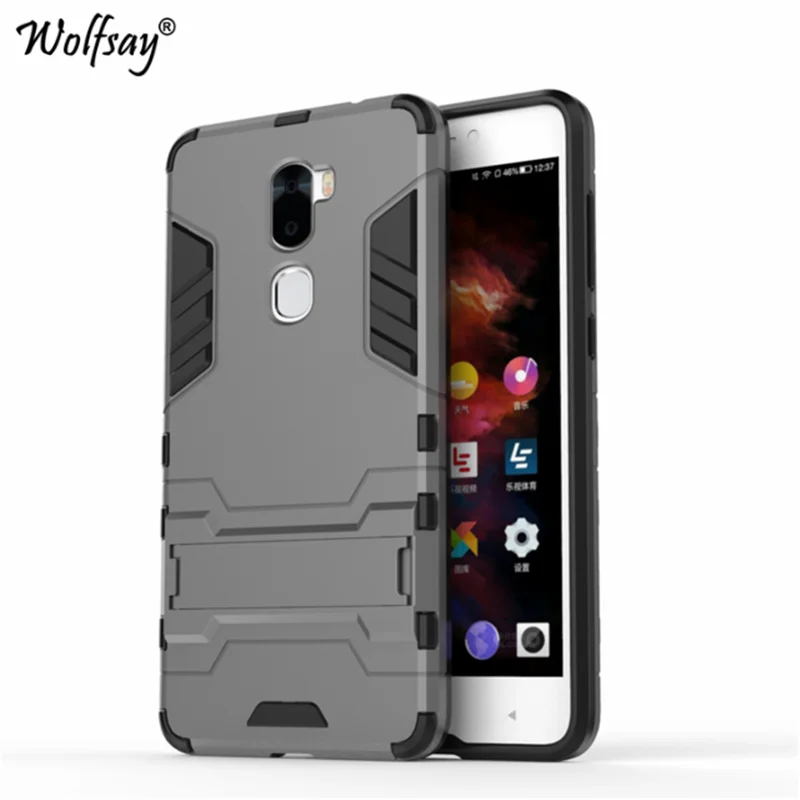 Чехол wolfsay Leeco Cool 1 чехол LeRee Le 3 Чехол 5," противоударный робот Броня силиконовый чехол для телефона для Leeco Cool 1 Coolpad Cool1 - Цвет: Gray