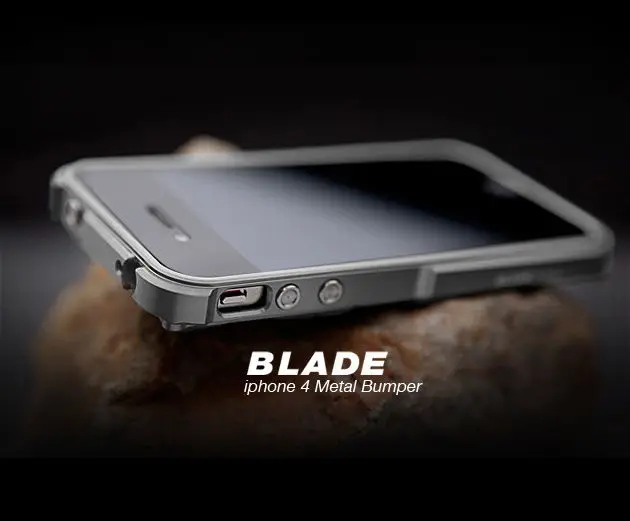 TX Blade i4 capa fundas алюминиевый бампер рамка для iPhone4 iPhone 4S металлический + отвертка 2
