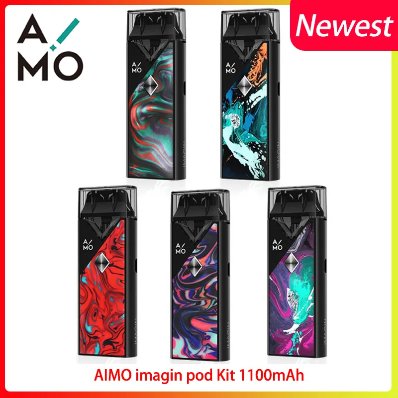 Vape Ovns AIMO imagin pod Kit электронная сигарета испаритель Встроенный 1100 мАч 3 мл Емкость