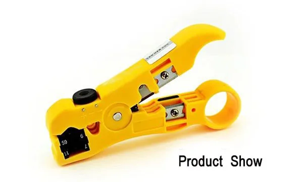 Плоский или круглый коаксиальный инструмент для зачистки кабеля UTP Cat5 Cat6|cable stripper