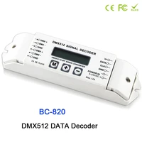 bc 820 dmx to spi signal decoder convertor dmx512 controller for lpd6803 8806 ws2811 2801 ws2812b 9813 led pixel light dc5v 24v