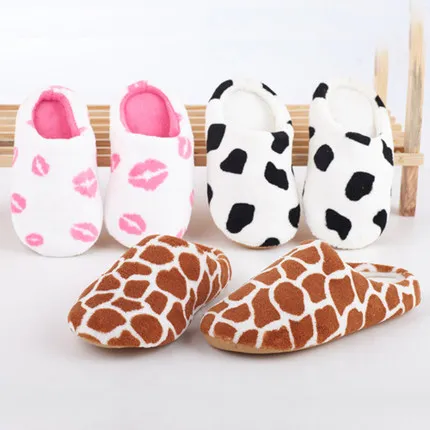 ome Furnishing cotton slippers shoes for men and women section of confinement in autumn winter indoor |