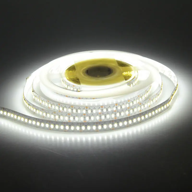 204 светодиода/м Водонепроницаемая IP65 Светодиодная лента 3014 SMD 5 м/рулон DC12V гибкая