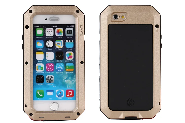 2017 NEW 360 degree Powerful Metal alloy Shockproof dirtproof Phone Cases For Apple iPhone 5 5s SE Weatherproof Case Cover | Мобильные