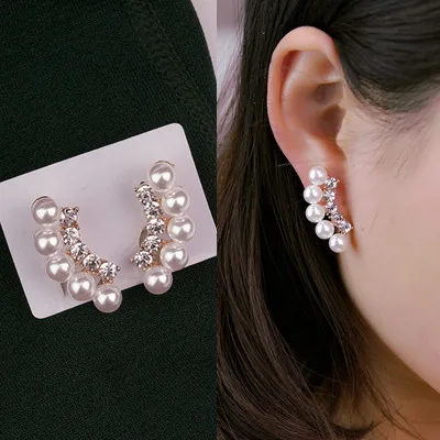 Женские Модные ювелирные изделия серьги жемчужные индийские качественный