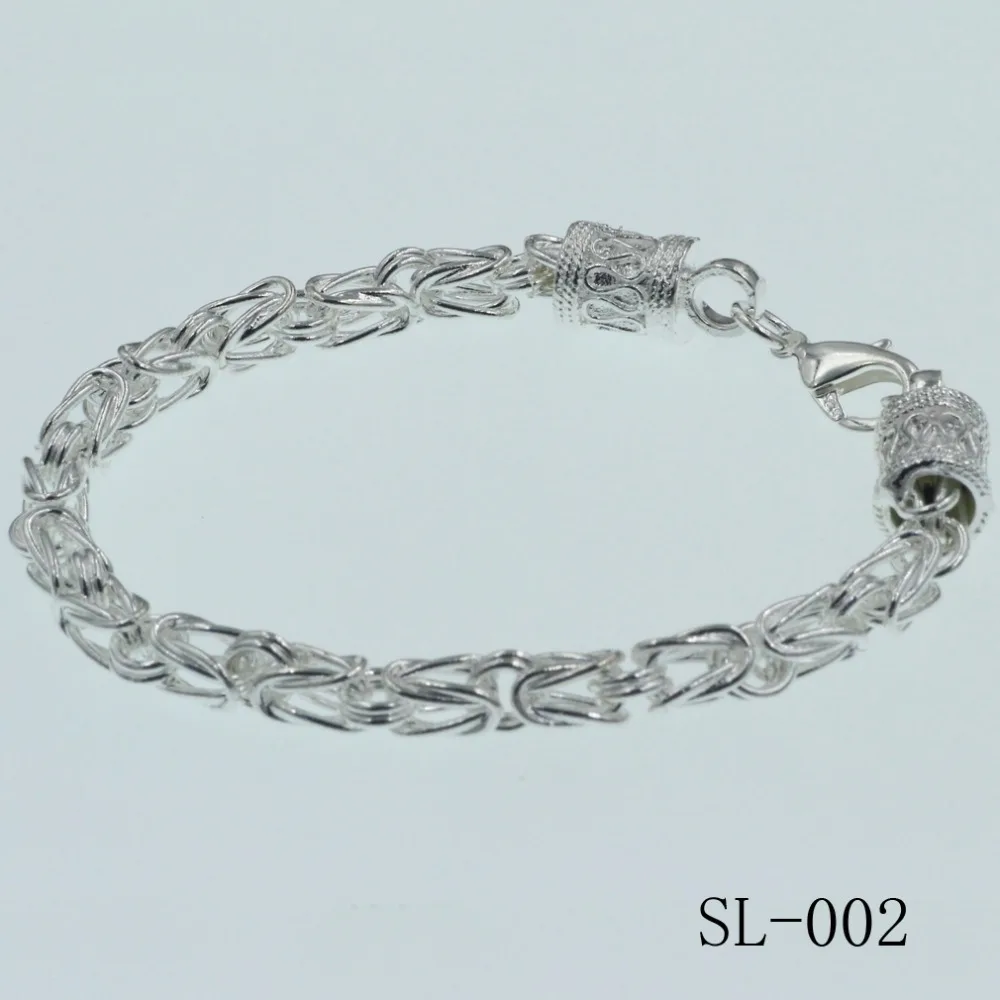 Женский браслет из серебра 925 пробы с Шармами|sterling silver bracelet|925 sterling braceletsilver bracelet |
