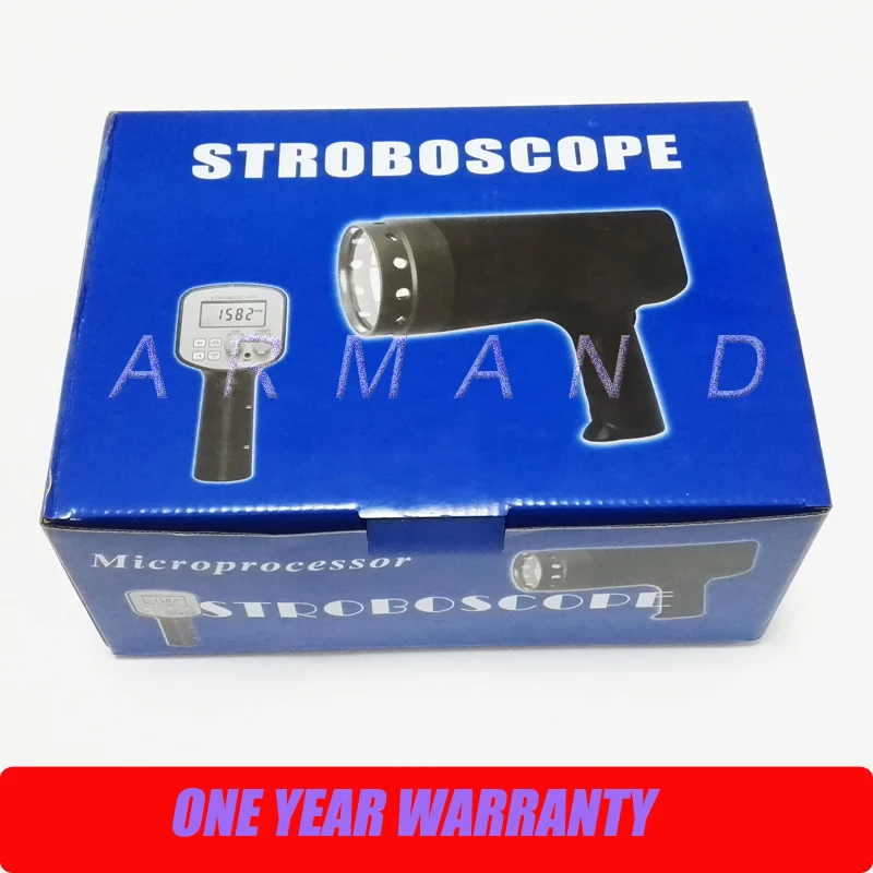 

Handheld Stroboscope Digital Tachometer 50-20000 FPM DT-2350PC Measure rotative velocity Flash Analyzer