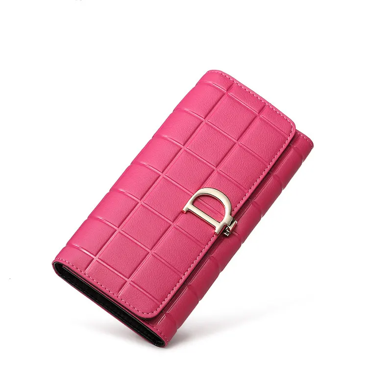 Топ-Дизайнер D Письмо Женщины Кошельки Роскошь Известный Бренд Натуральной Кожи