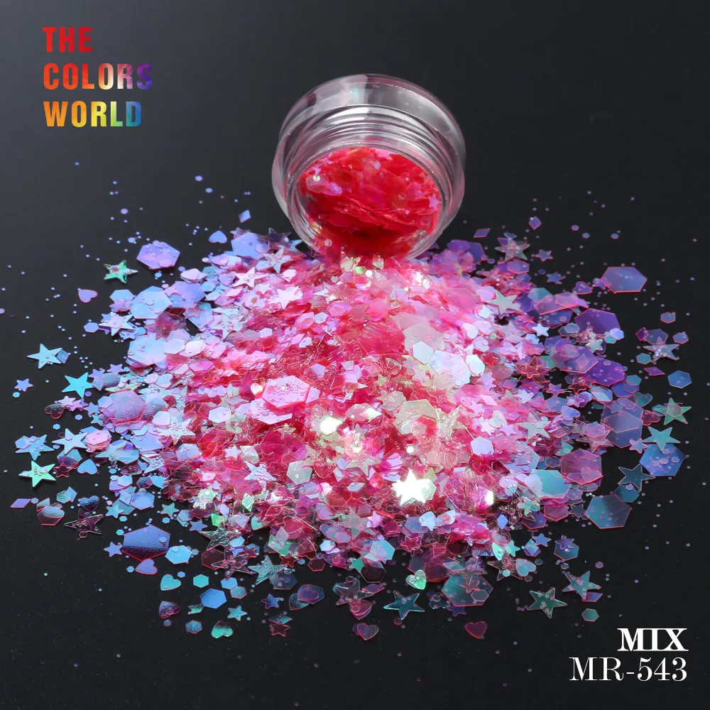 Мерцающие Блестки для ногтей разных размеров разные формы дизайна украшение