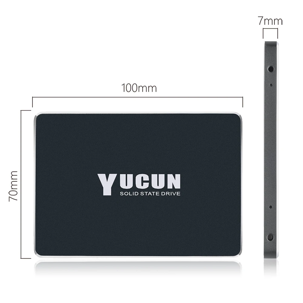 YUCUN SATAIII SSD 16 ГБ 32 60 120 240 480 Внутренний твердотельный накопитель 2 5 дюйма HDD жесткий