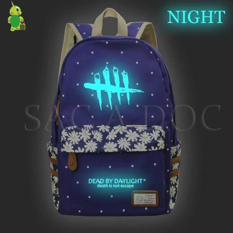 Женский рюкзак с подсветкой Dead By Daylight повседневный в стиле Харадзюку школьный