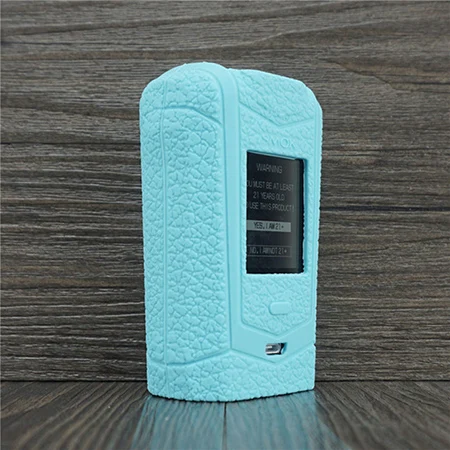 tiffany blue Чехол с текстурой кожи для SMOK, набор видов 230 Вт, бокс мод, защитный силиконовый резиновый чехол - Цвет: tiffany blue