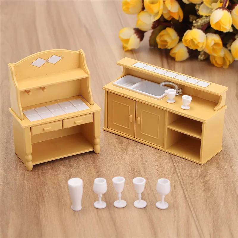 Миниатюрная мебель сделай сам домашний кухонный комод шкаф туалетный столик