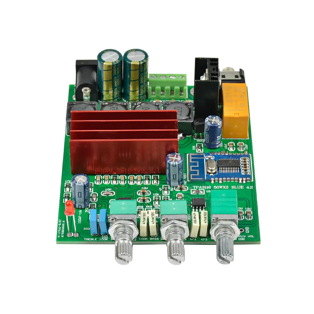 Aiyima TPA3116D2 2.0 Digital Audio Amplifier Board 50W*2 Dual Channel Bluetooth 4.2 DIY Speaker Home Theater | Электроника