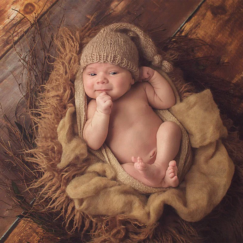 Реквизит для фотосъемки новорожденных шапка малышей мохеровые вязаные шапки