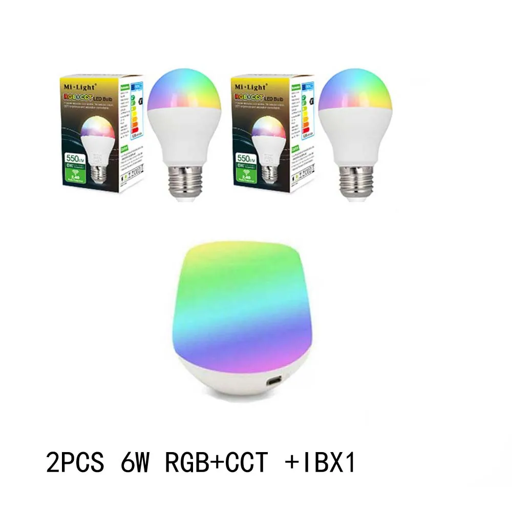Mi светильник светодиодный 6 Вт E27 RGB + CCCT светодиодная лампа IBX1 РЧ пульт