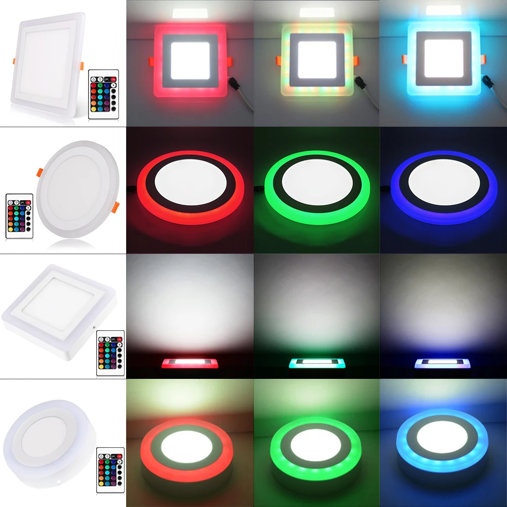 TSLEEN современный RGB потолочный светильник RGB+ холодный белый+ теплый белый умный светодиодный светильник современный потолочный светильник для гостиной