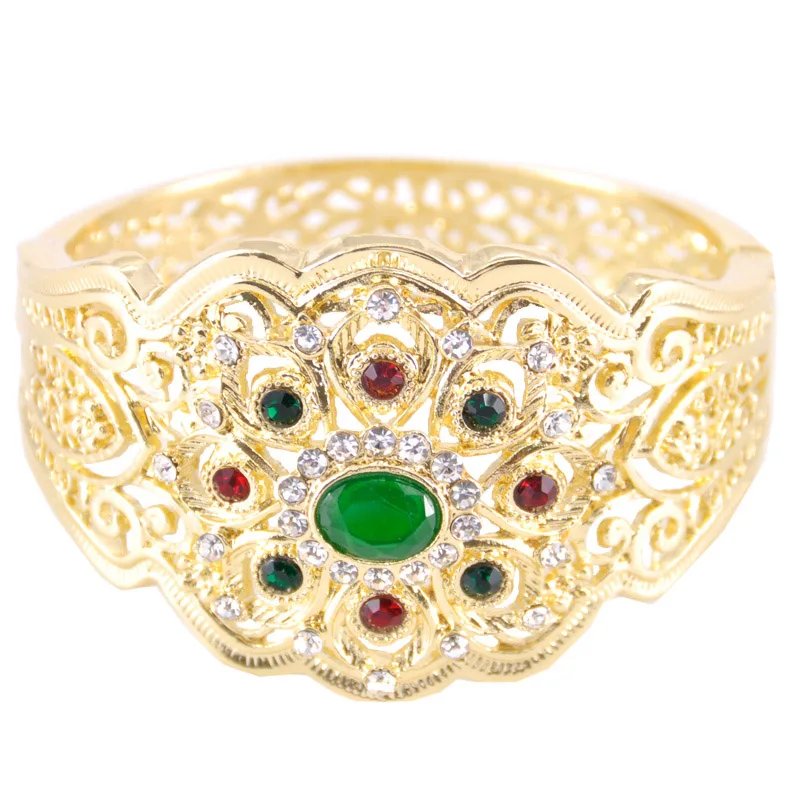 Марокканский стиль популярный дворцовый Выгравированный браслет с узором