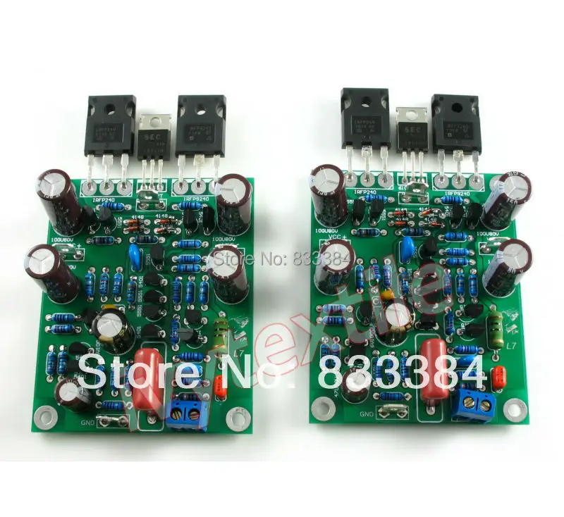 Плата усилителя мощности аудио Class AB L7 MOSFET комплект для самостоятельной сборки