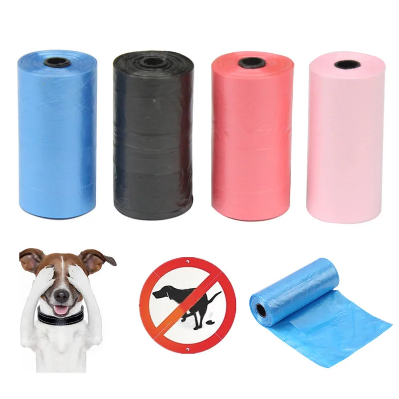 Портативная 150 шт. сумка для чистки собак герметичная разлагаемая уборки и щенков