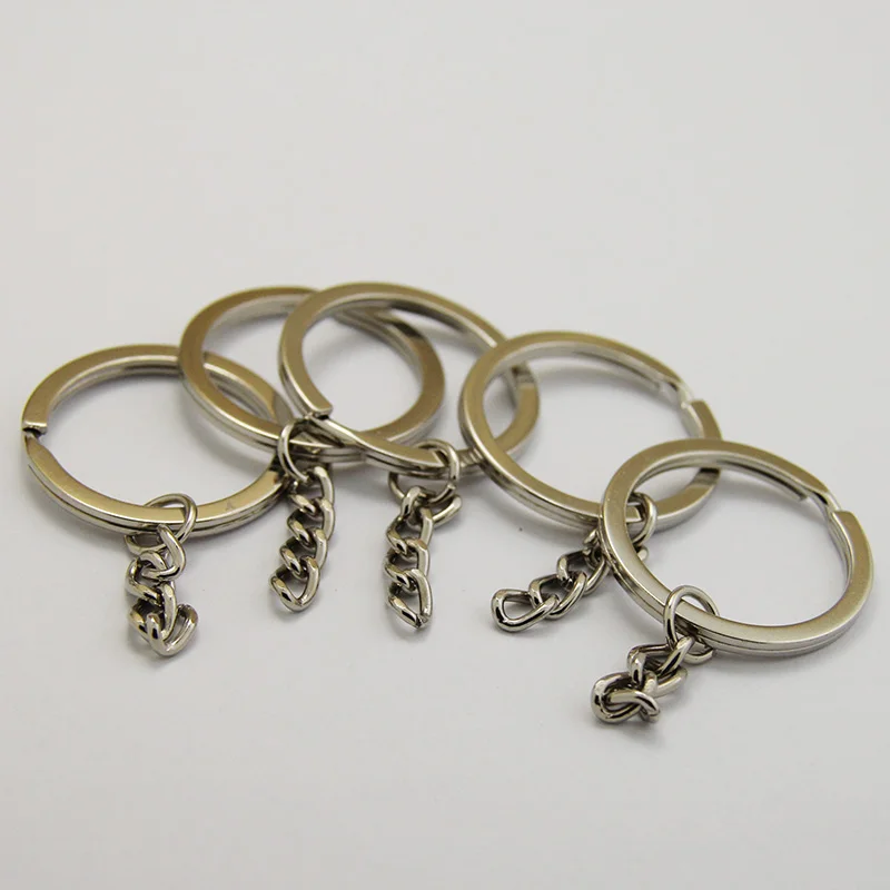 Оптовая продажа 5000 шт./лот металлические кольца для ключей античная бронза