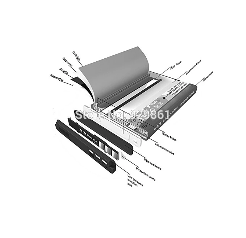 Новый высококачественный золотой аккумулятор 2850 мАч для Samsung GALAXY S4 Mini I9190 I9192 I9195