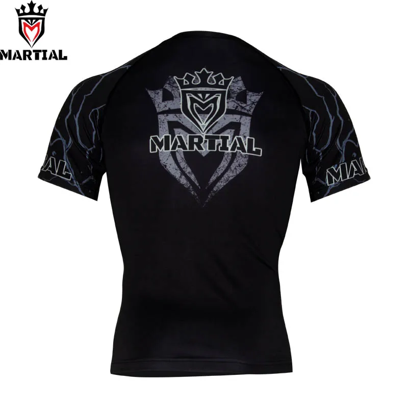 Боевые: оригинальный дизайн MMA Рашгард быстросохнущая наружная рубашка мужская