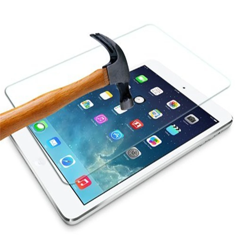 100 шт./лот DHL прозрачное Настоящее Закаленное стекло для iPad 2/3/4 5 6 air 1 2 2017 2018