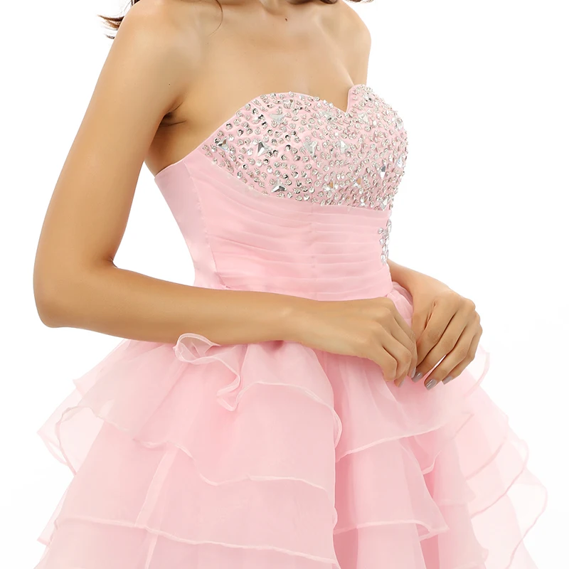 Forevergracedress 2017 пикантные Розовые Короткие платье для выпускного вечера Лидер