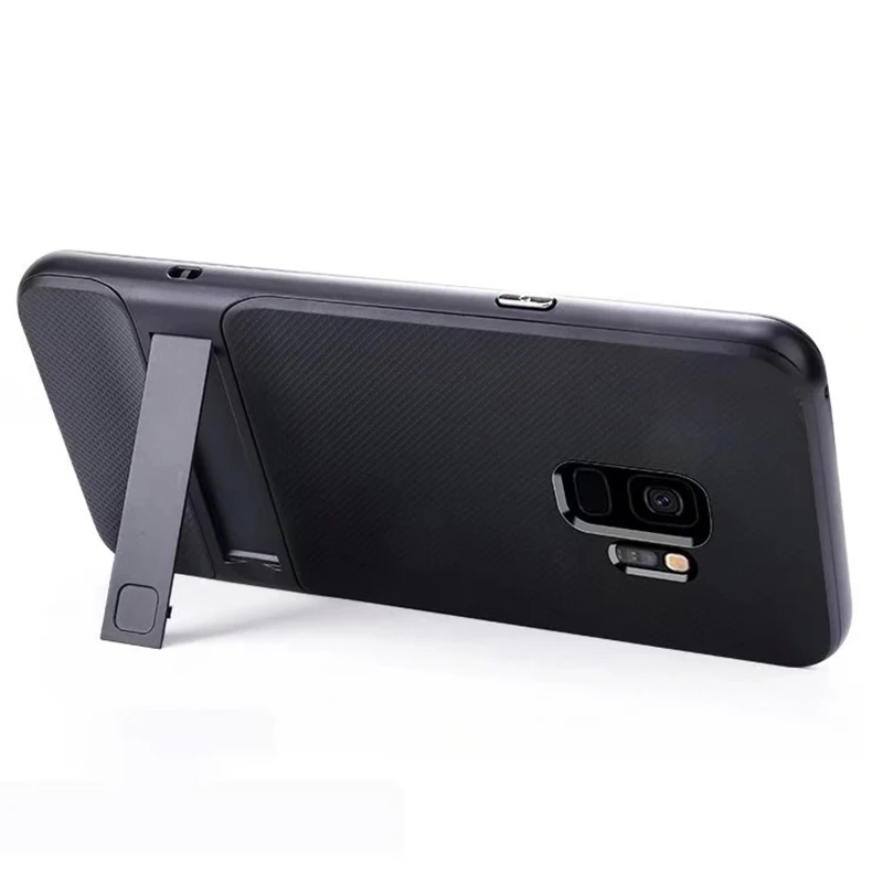 Royce Black Чехол на заднюю панель телефона для samsung Galaxy S9/S9 Plus, чехлы с 3D подставкой, силиконовый гибридный чехол из ТПУ 360, чехол для samsung S9 S9Plus Galaxy ys9 Funda Capa - Цвет: Royce Black