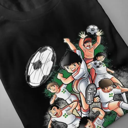 Мужская футболка Captain Tsubasa новый дизайн качественные модные футболки из 100% хлопка