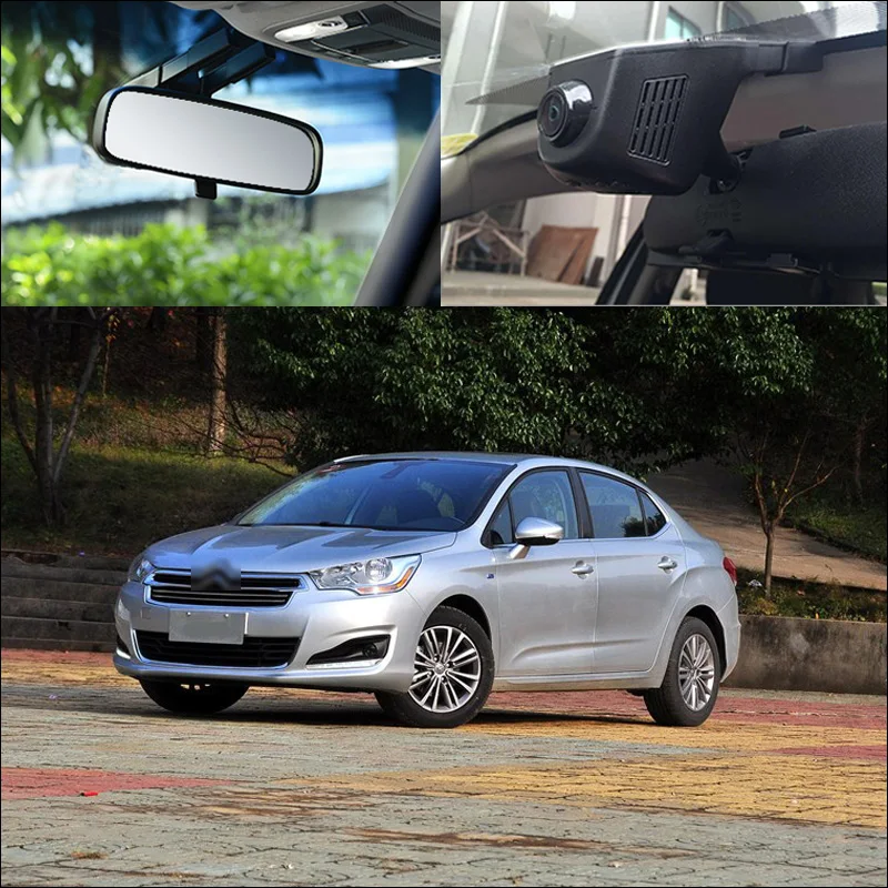 Видеорегистратор BigBigRoad для Citroen C4L C4 C Quatre C3 Picasso Автомобильный видеорегистратор с