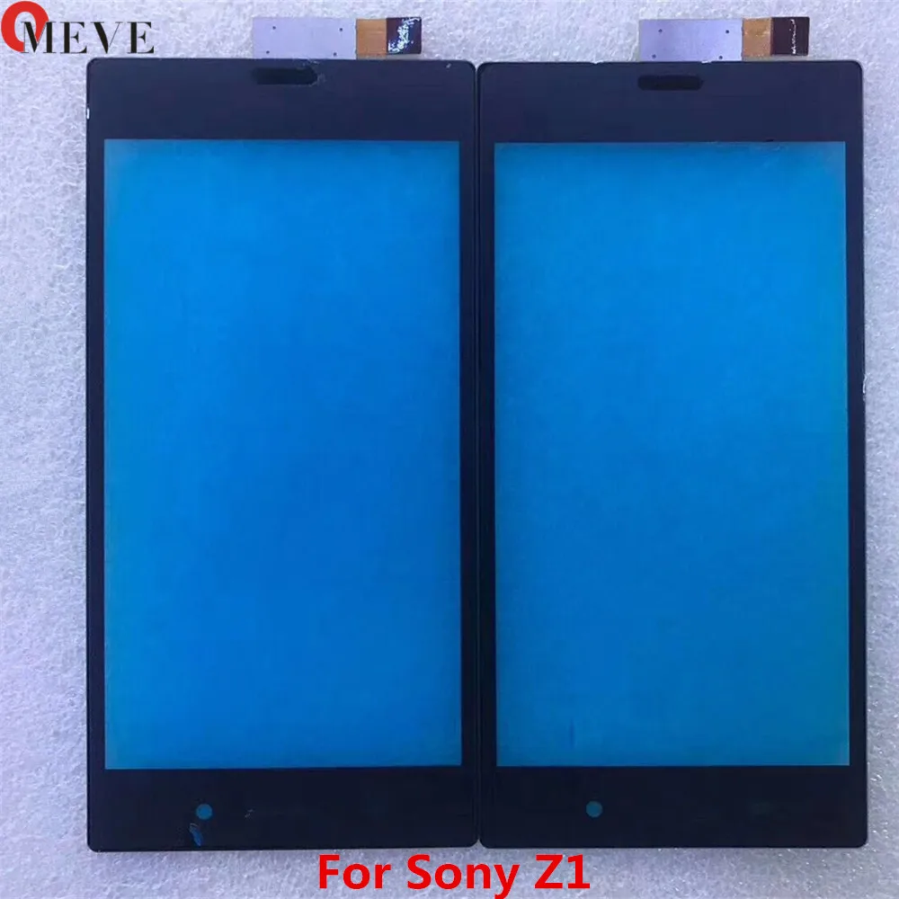 For Sony Xperia Z1 Высокое качество для sony Xperia Z Z1 Z2 Z3 Mini Z4 Z5 Compact сенсорный экран дигитайзер Передняя стеклянная линза сенсорная панель - Цвет: For Sony Xperia Z1