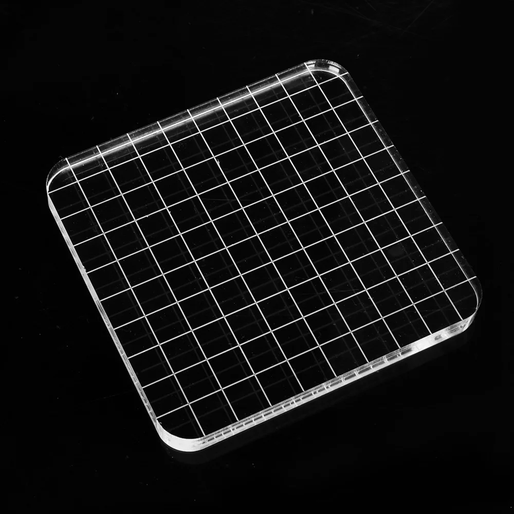 Прямоугольник высокой прозрачности 1 шт. акриловый блок для рукоделия