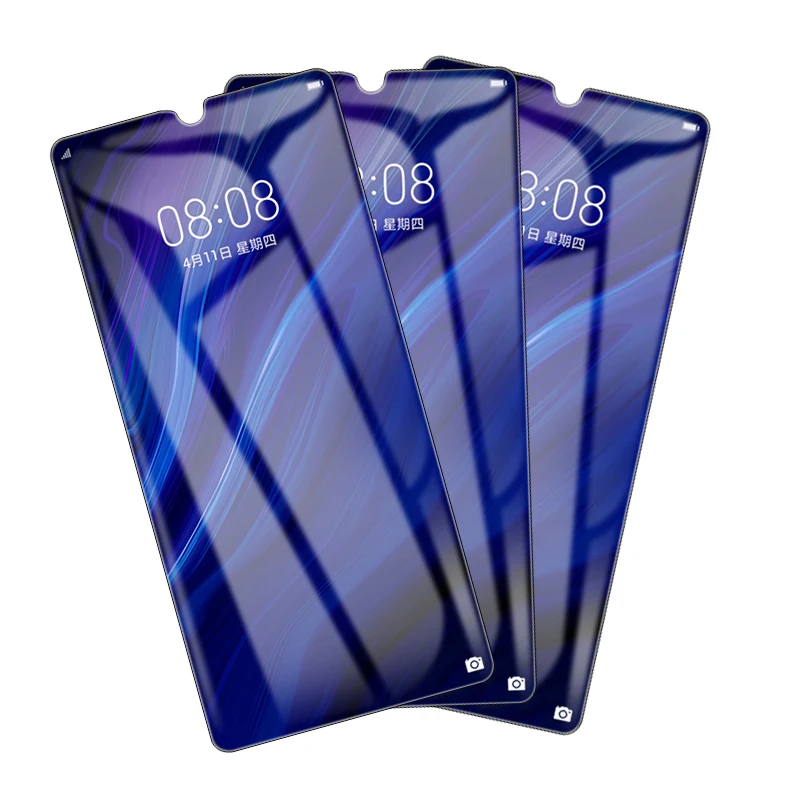 Защитная пленка для экрана Huawei P30 P20 P10 Mate 20 10 Lite P Samrt 2019 20X Nova 3 с белым краем не