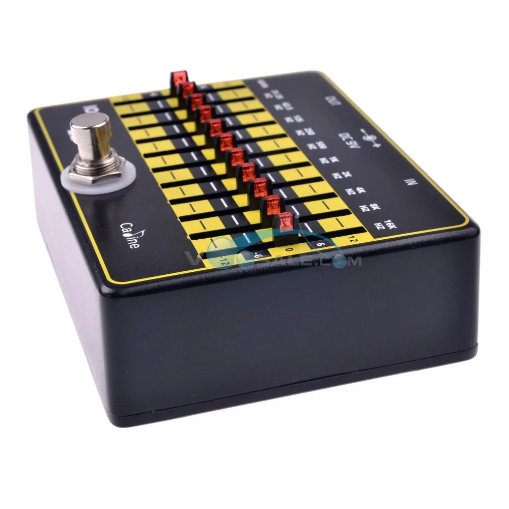 Caline CP-24 10-полосная гитара с эквалайзером педаль эффектов настоящий обход
