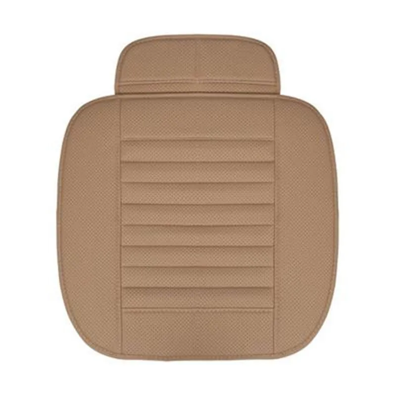 beige front 1 piece Всесезонные универсальные подушки для автомобильных сидений, автомобильный коврик, автомобильный чехол для hyundai i30 ix35 ix25 Elantra Santa Fe Sonata - Название цвета: beige front 1 piece