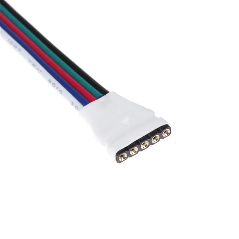 5 шт. 4 контактный Штекерный и гнездовой разъем проводной кабель для RGB/RGBW