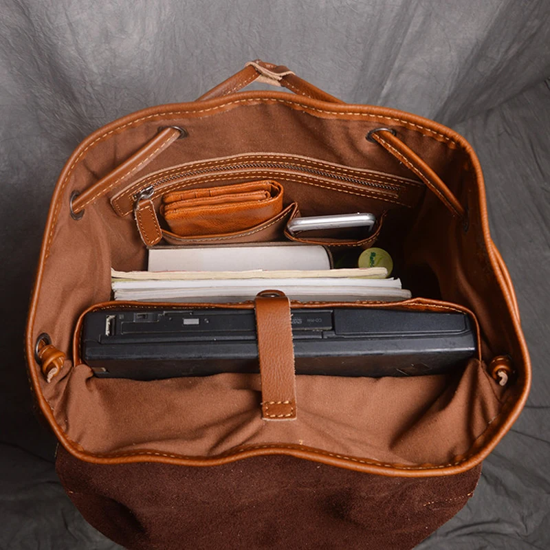 AETOO Новая кожаная мужская плечевая сумка европейской и американской моды первого слоя многофункциональная путешественническая повседневная сумка.