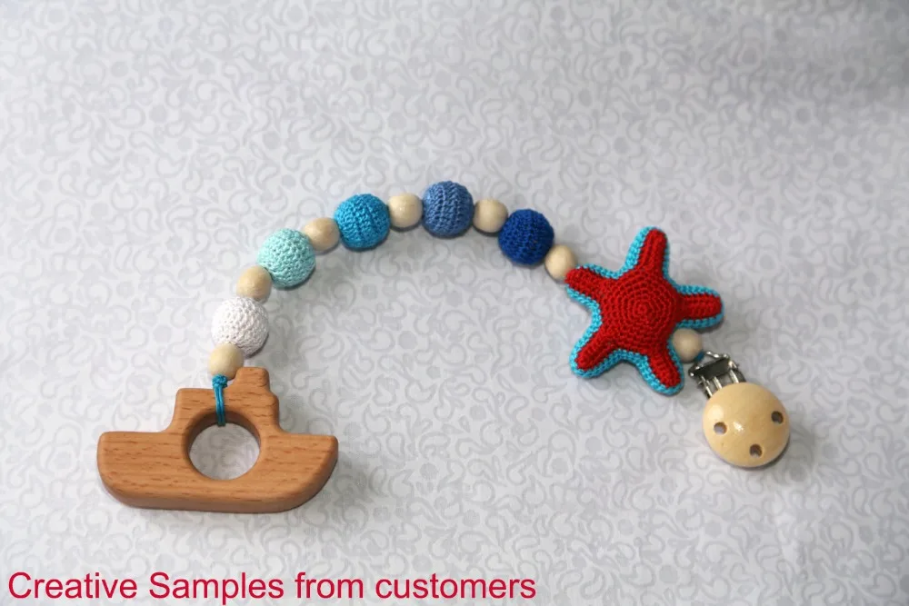 Подтяжки-пустышки серые из натурального дерева 25 шт. | Мать и ребенок