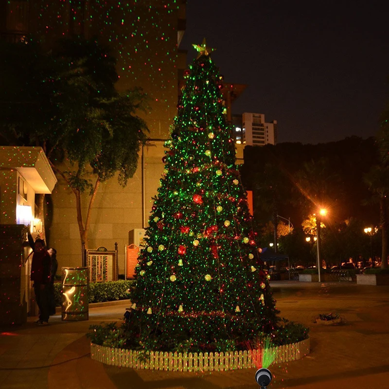 Открытый полный небо Звезда Рождество лазерный проектор движущийся DJ диско