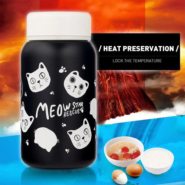 Детская Бутылочка с рисунком из мультфильма, Термокружка Из Нержавеющей Стали для детей, термос, бутылка для новорожденных и взрослых, Детская изоляционная чашка