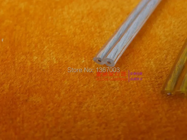 10 м/лот 2*1mm2 прозрачный двойное ядро плоских проволочных поясов для провод люстры