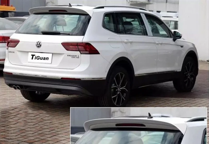 Высококачественный ABS спойлер из материала для Volkswagen Tiguan L год спойлер праймер или белый или черный спойлер для Tiguan L