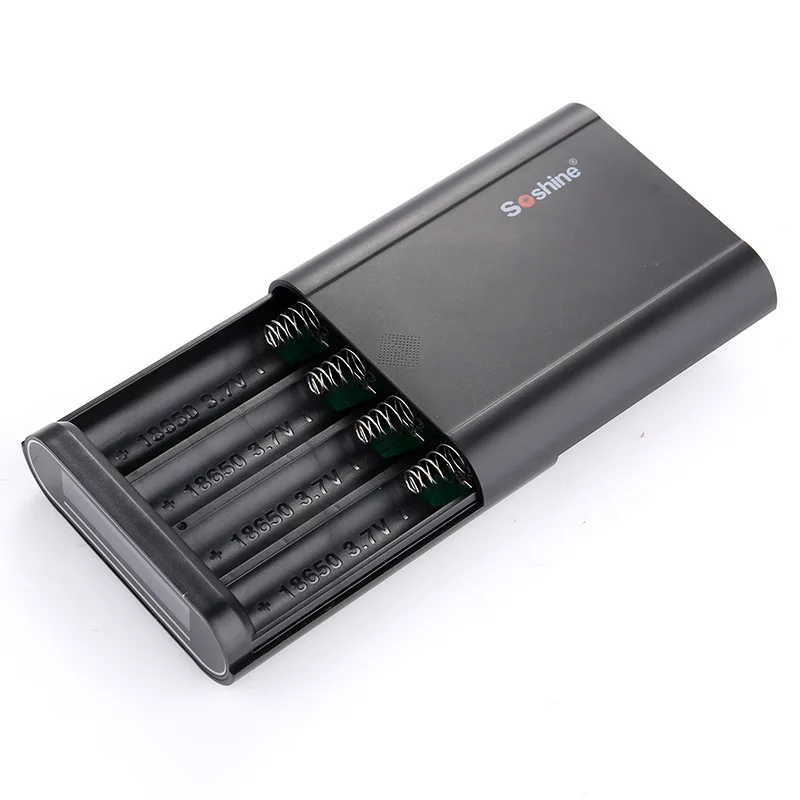 SoShine E3 4x18650 батарея Портативное зарядное устройство для iPhone Samsung Мобильный USB