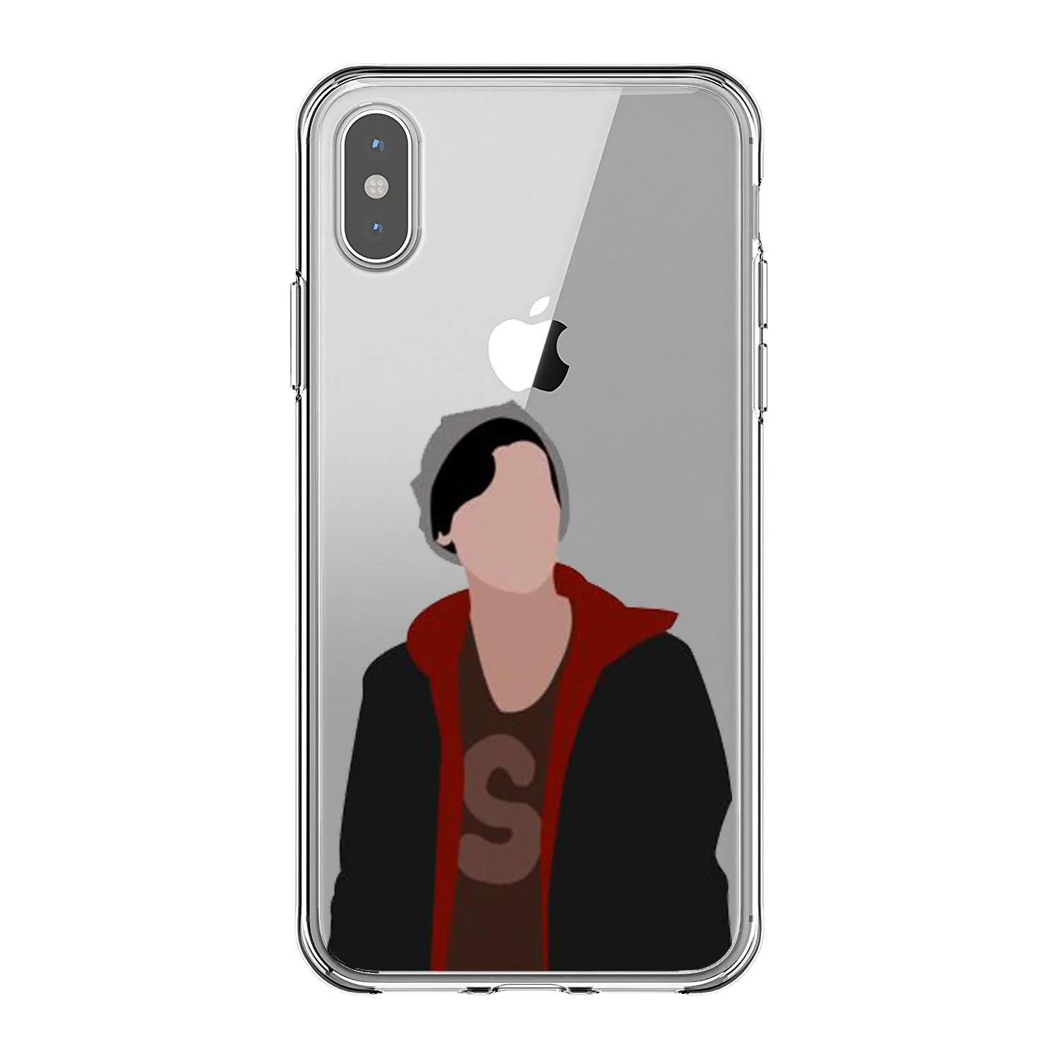 Чехол накладка из мягкого силикона и термополиуретана для iphone XS MAX 8 7 6S Plus