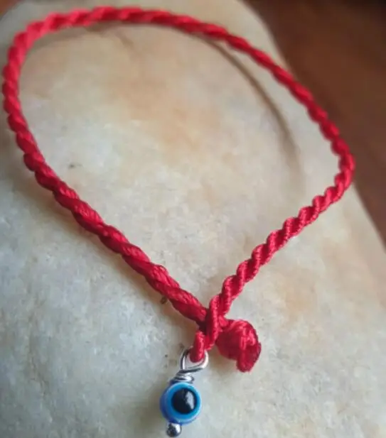 RED Faith STRING LUCKY SACRED Bells Jingle Demon Eye Браслет для всех браслет на запястье ювелирные