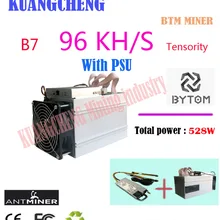 Antminer B7 96KH/s 528W BTM Майнер с 750W PSU Asic Tensority Miner BTM лучше, чем Antminer S9 S11 S15 A9 Z9 Antminer B7 96KH/s 528W BTM Майнер с 750W PSU Asic Tensority Miner BTM лучше, чем Antminer S9 S11 S15 A9 Z9