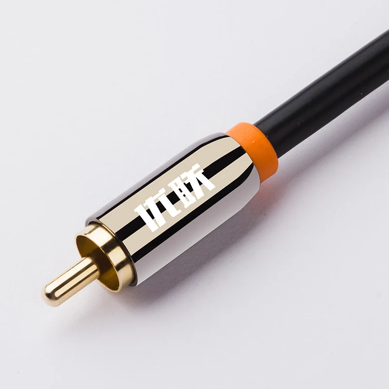 SPDIF коаксиальный кабель 75ohm стерео цифровой аудио видео Rca папа позолоченный Hifi