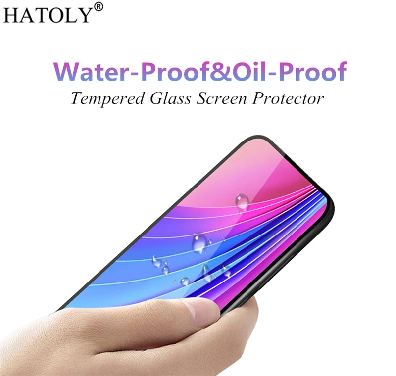 Vivo V15 Pro стекло для протектор экрана полный клей охват пленка закаленного стекла